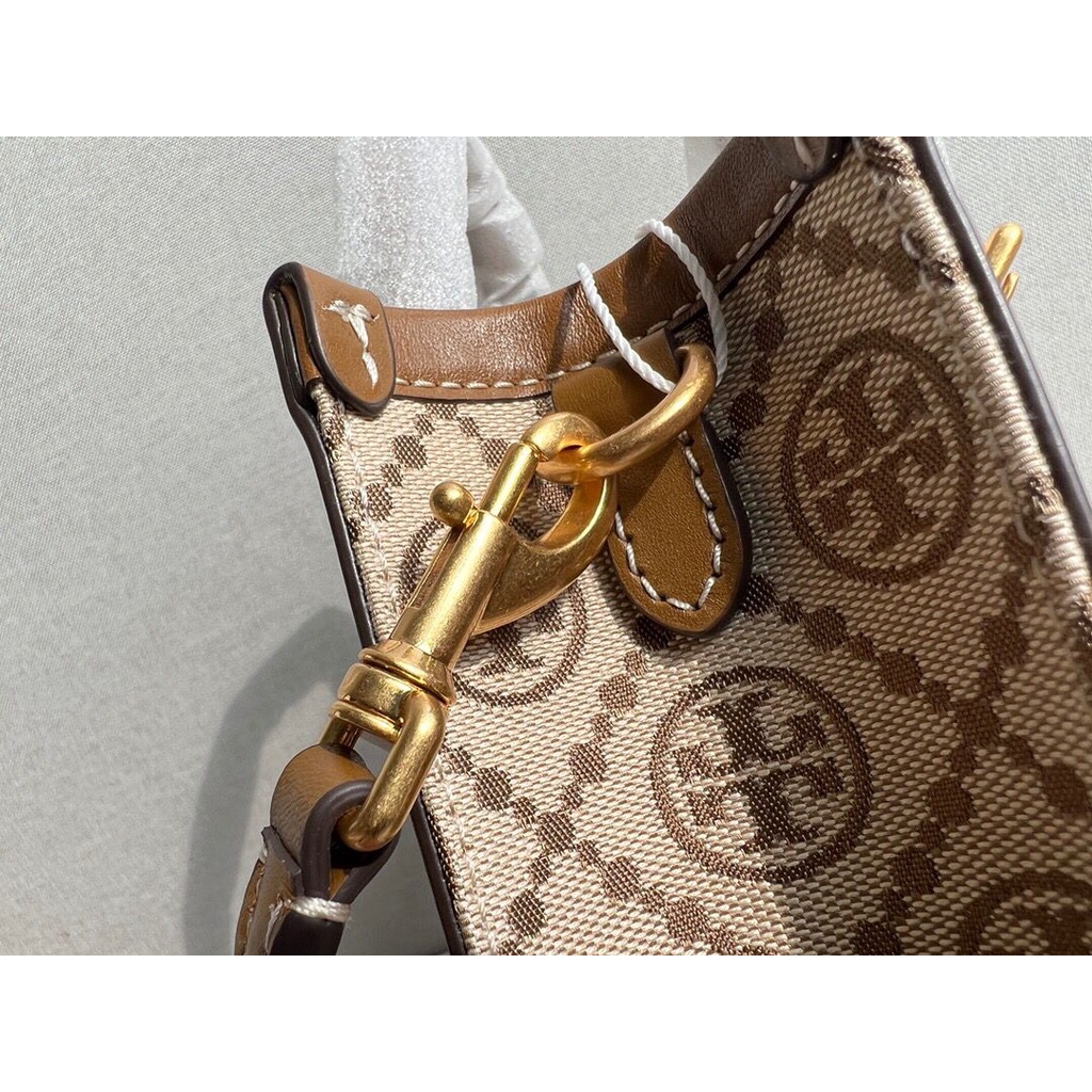 TB T Monogram Jacquard Mini Tote 87146 88650