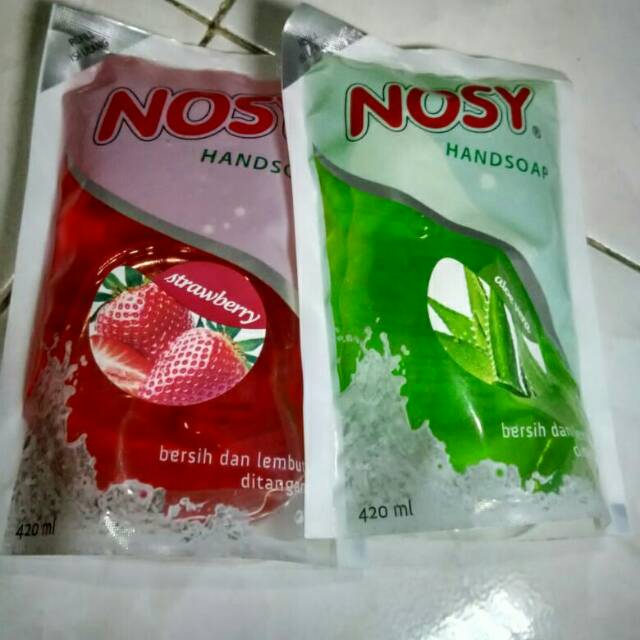 Nosy hansoap Hand wash sabun cuci tangan refill  420ml 