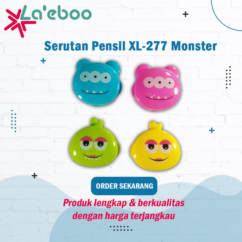 

Serutan Rautan Pensil Bentuk Gajah/Monster | PS-004/XL-277/XL-376