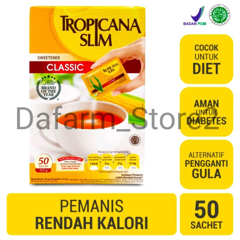 

Tropicana Slim Classic / Rendah Kalori / Diabetes