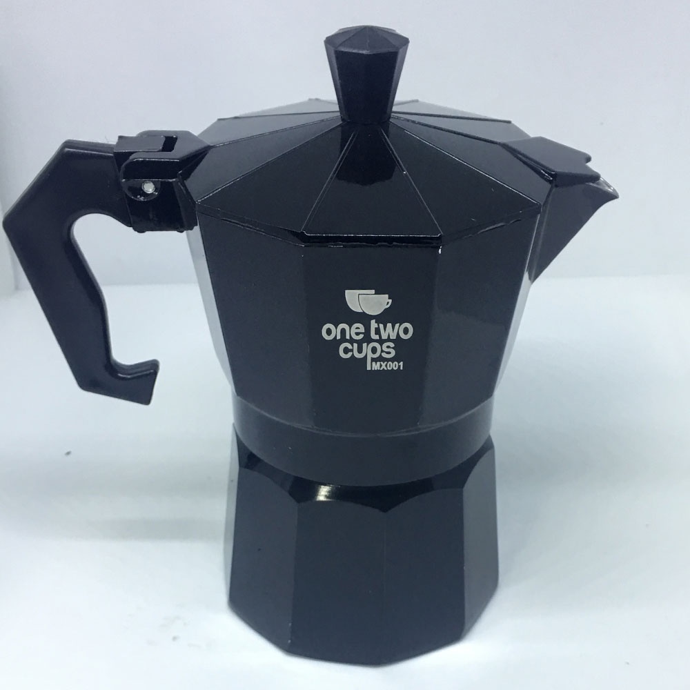 MokaPot Espresso Coffee Maker Stovetop 300ml Hitam