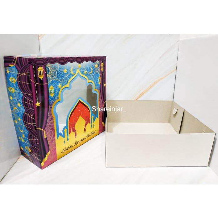 

Box Kotak Hampers Kue Souvenir Kado Lebaran Idul Fitri Eid 22X22X8 Cm Terlaris!!!R30F