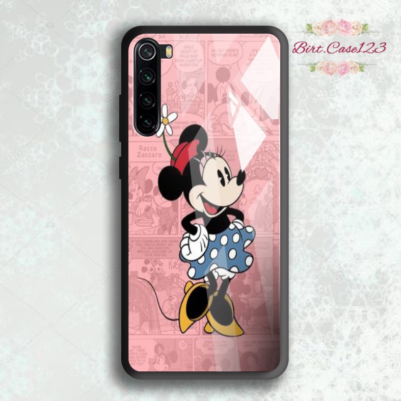 back case glass MINNIE MOUSE Iphone 5 6 6s 6+ 6s+ 7 7s 7+ 8 8+ Se 2020 X Xs Xr 11 12 Pro Max BC4962