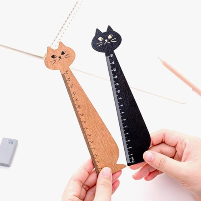 

Penggaris motif / penggaris motif kucing / penggaris unik