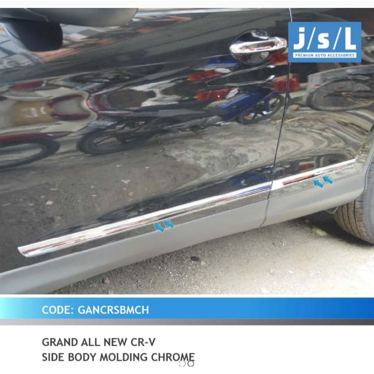 List Body Side Body Moulding Grand All New CRV 2012 2015 Chrome