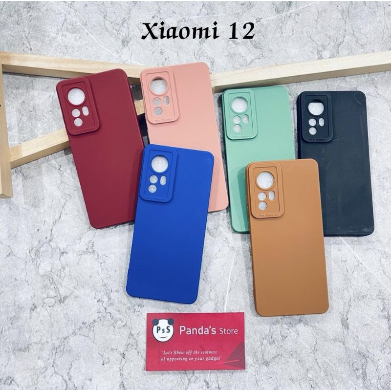 Softcase Pro Camera Xiaomi 12 Candy Case Full Color 3D Silikon TPU