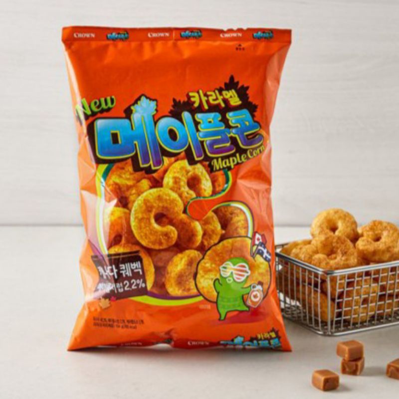 

Crown Makanan Ringan Jagung Dengan Caramel Sirup Maple 74gr