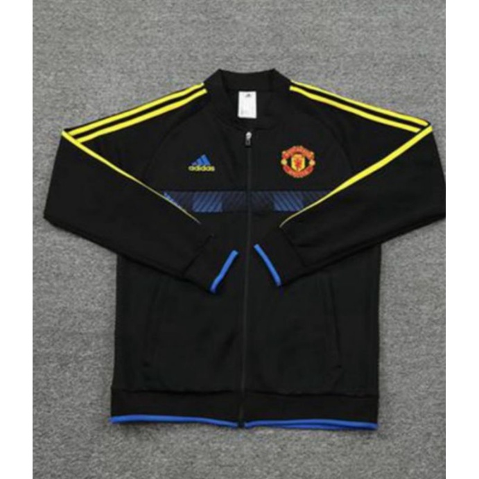 JAKET BOLA MU ANTHEM TRAINING PREMATCH PRE MATCH UCL 3RD THIRD BLACK NEW MUSIM 21 22 2021 2022 GO GR