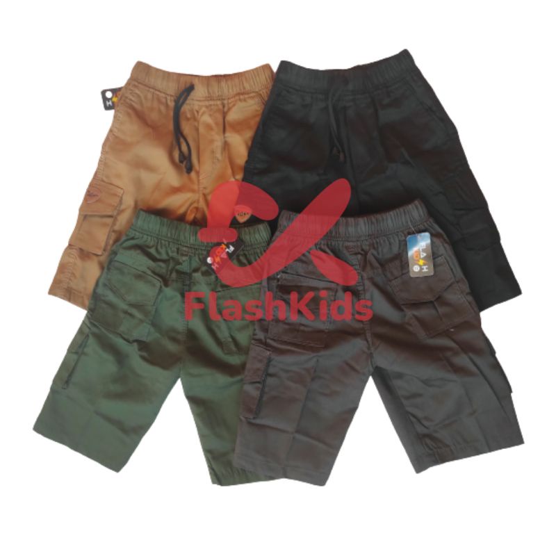 Flashkids Celana Anak Cargo Pendek 2-10 Thn