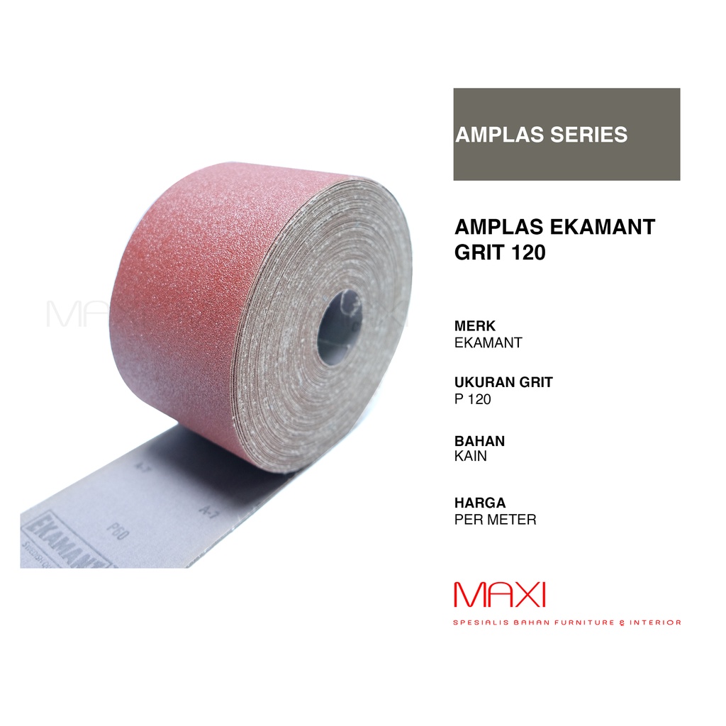 Ekamant Amplas Meteran Grit 120