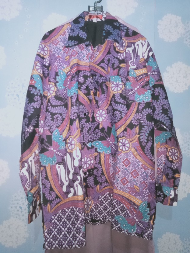 Batik Vio Abstrak Full Furing Katun Halus Primisima Size M-xxl Asli Solo