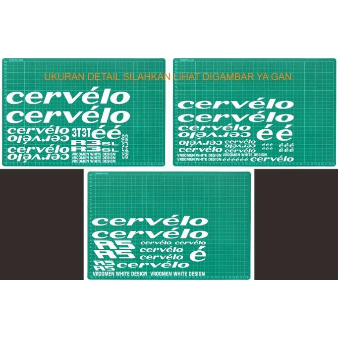 Hot Sale Cutting Sticker Sepeda Cervelo R3-Sl - R5 Hot Sale