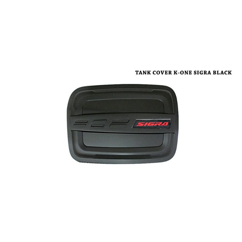 tank cover sigra luxury hitam chrome