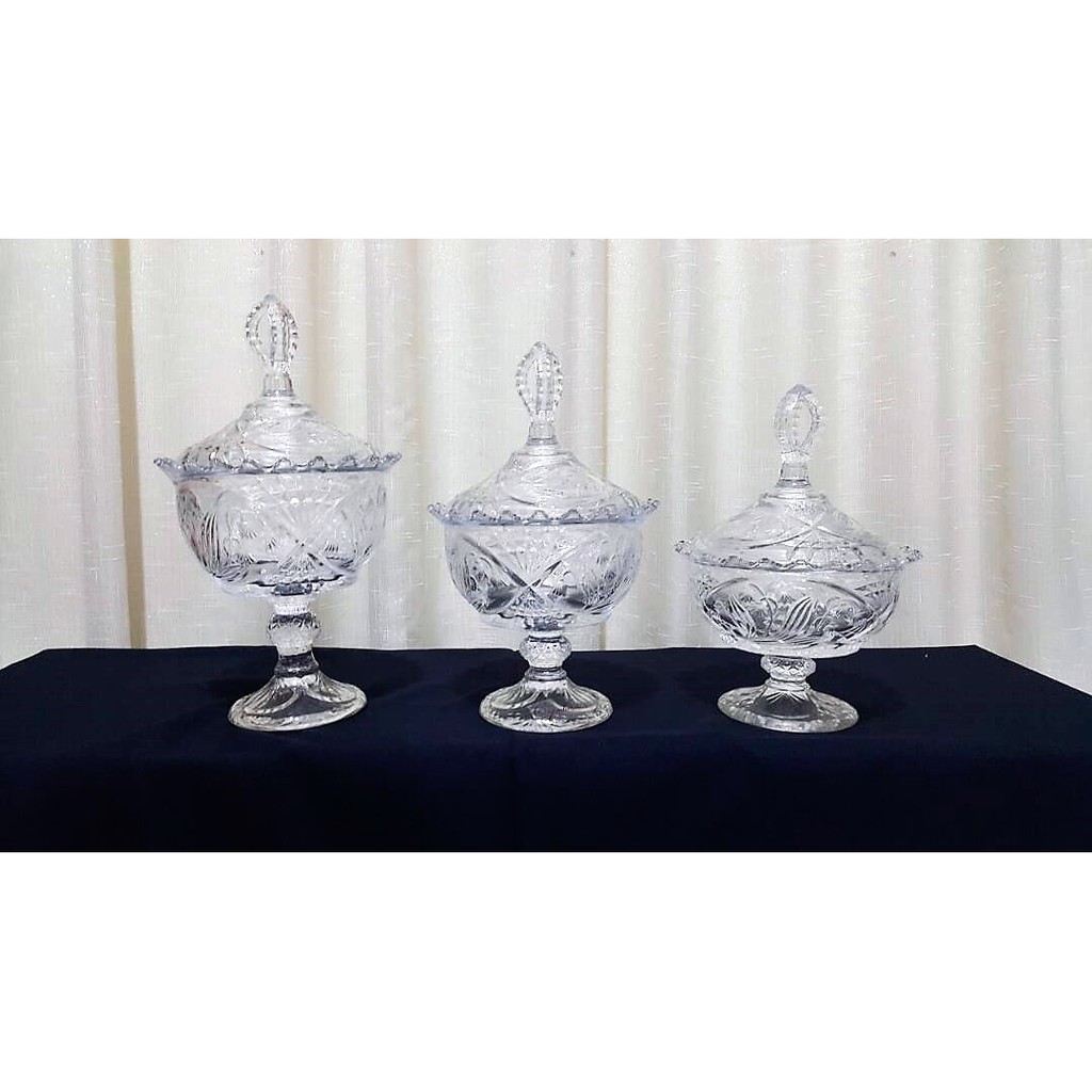Capodimonte Toples Mahkota Set (3 Toples) - 1608