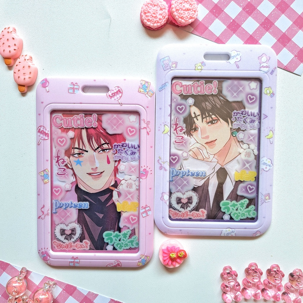 hunter x hunter photocard by onintwin / keychain hunter x hunter