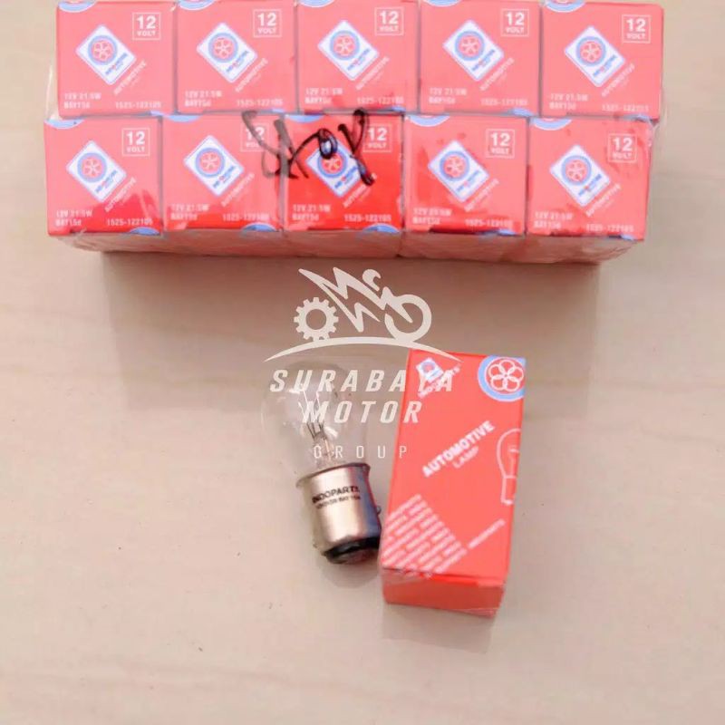 Lampu Stop Motor Bohlam Stop Indopart 12V 100% Genuine