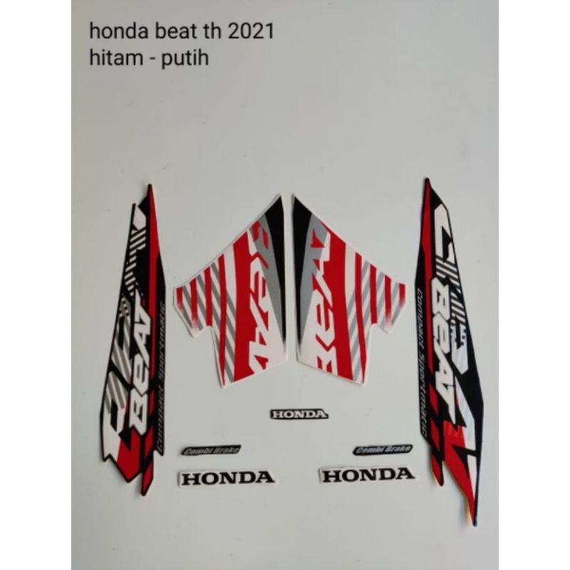 Striping BEAT 2021 HITAM - PUTIH