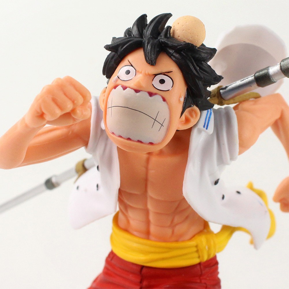 Mainan Action Figure Model Anime One Piece Running Three Brothers Sabo Ace Luffy Untuk Koleksi Dewasa