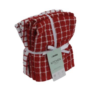 INFORMA Kitchen Towel 6 Pcs Kain Lap Dapur CHECK PATTERN