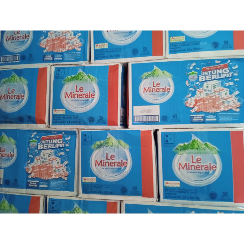 

Minuman Le Minerale (isi 24) dan 12btl