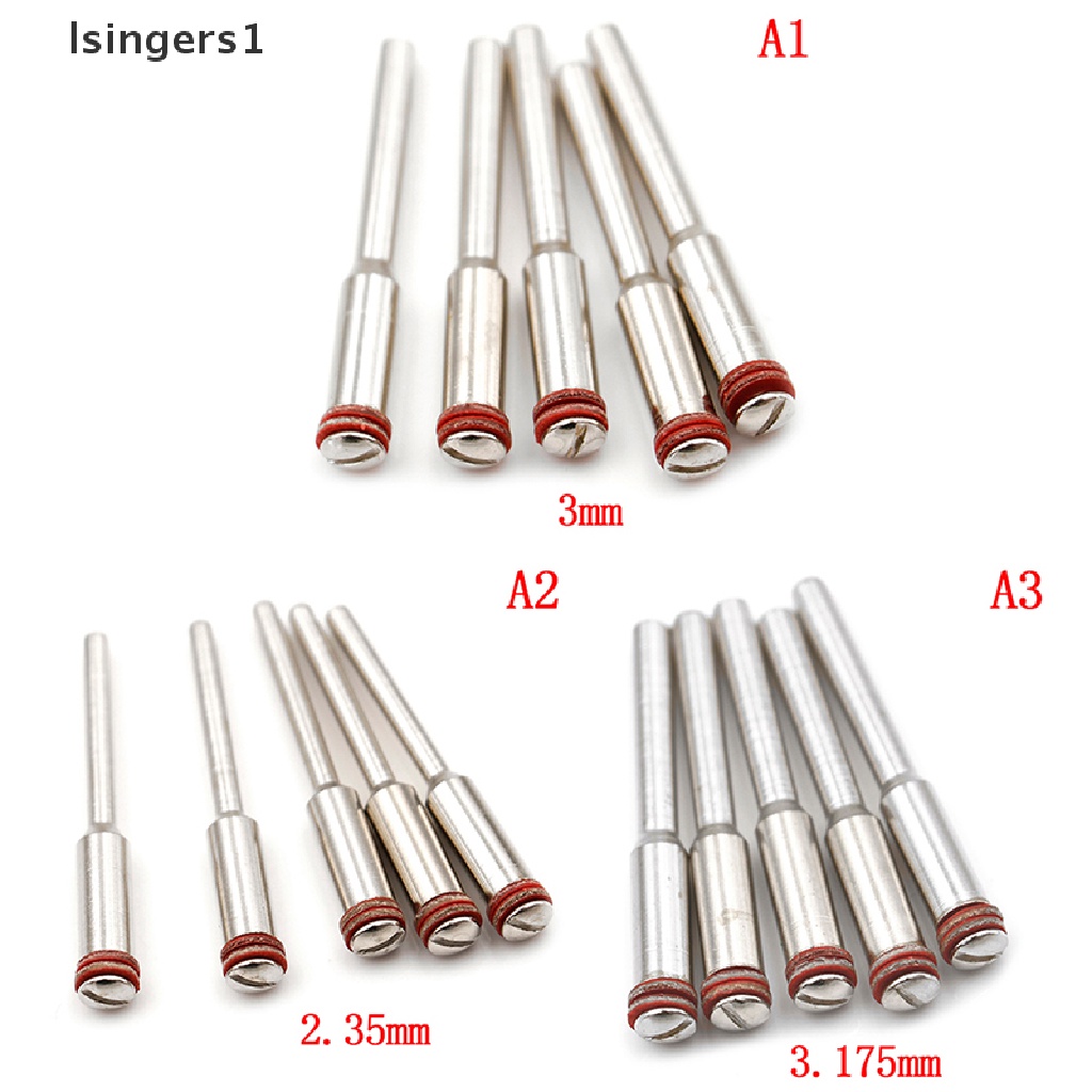 (lsingers1) 5pcs / Set Sekrup mandrel shank 3mm / 2.35mm / 3.175mm Untuk Alat Pertukangan