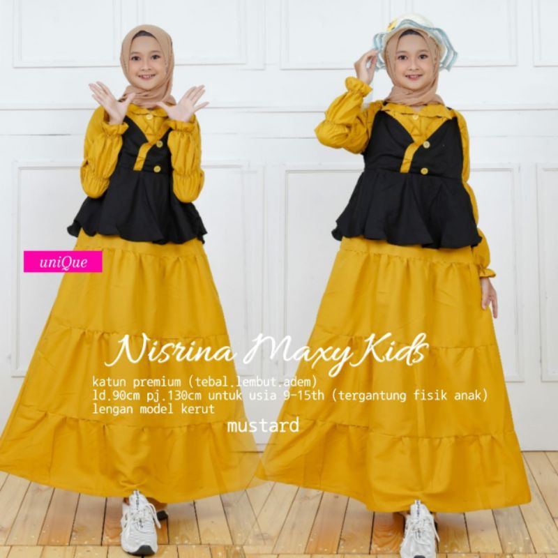 GAMIS ANAK UNIQUE NISRINA 270221