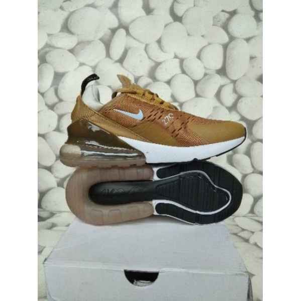SEPATU WANITA - NIKE AIRMAX 270 EMERALD GOLD