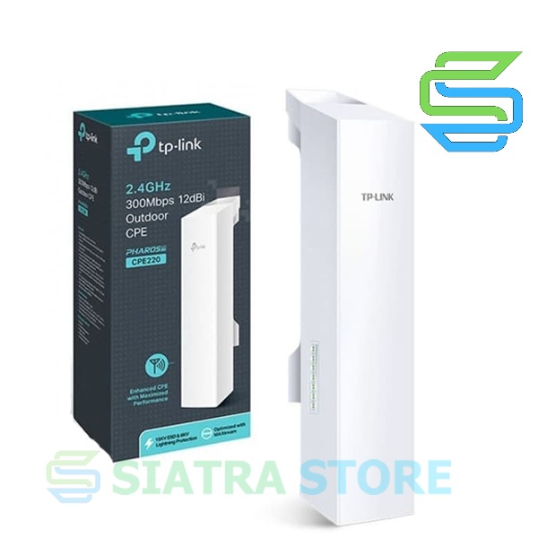 TP-LINK CPE220 2.4GHz 300Mbps 12dBi Outdoor CPE