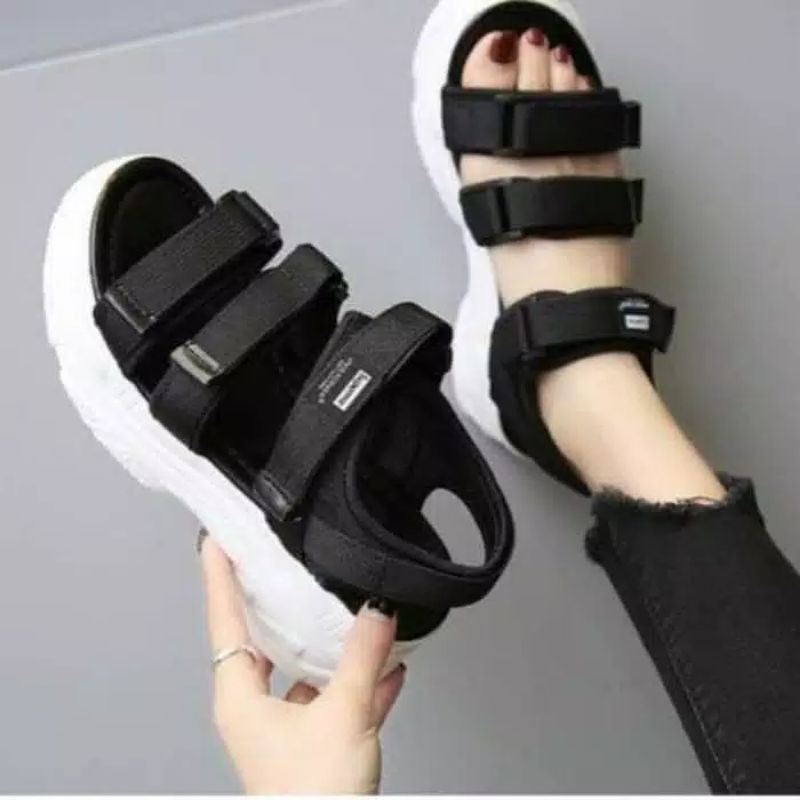 Bd04 Sandal Korea Gn Wanita Sendal Cewek Sol Karet Anti Slip Slipper Korean Murah Terbaru Kekinian