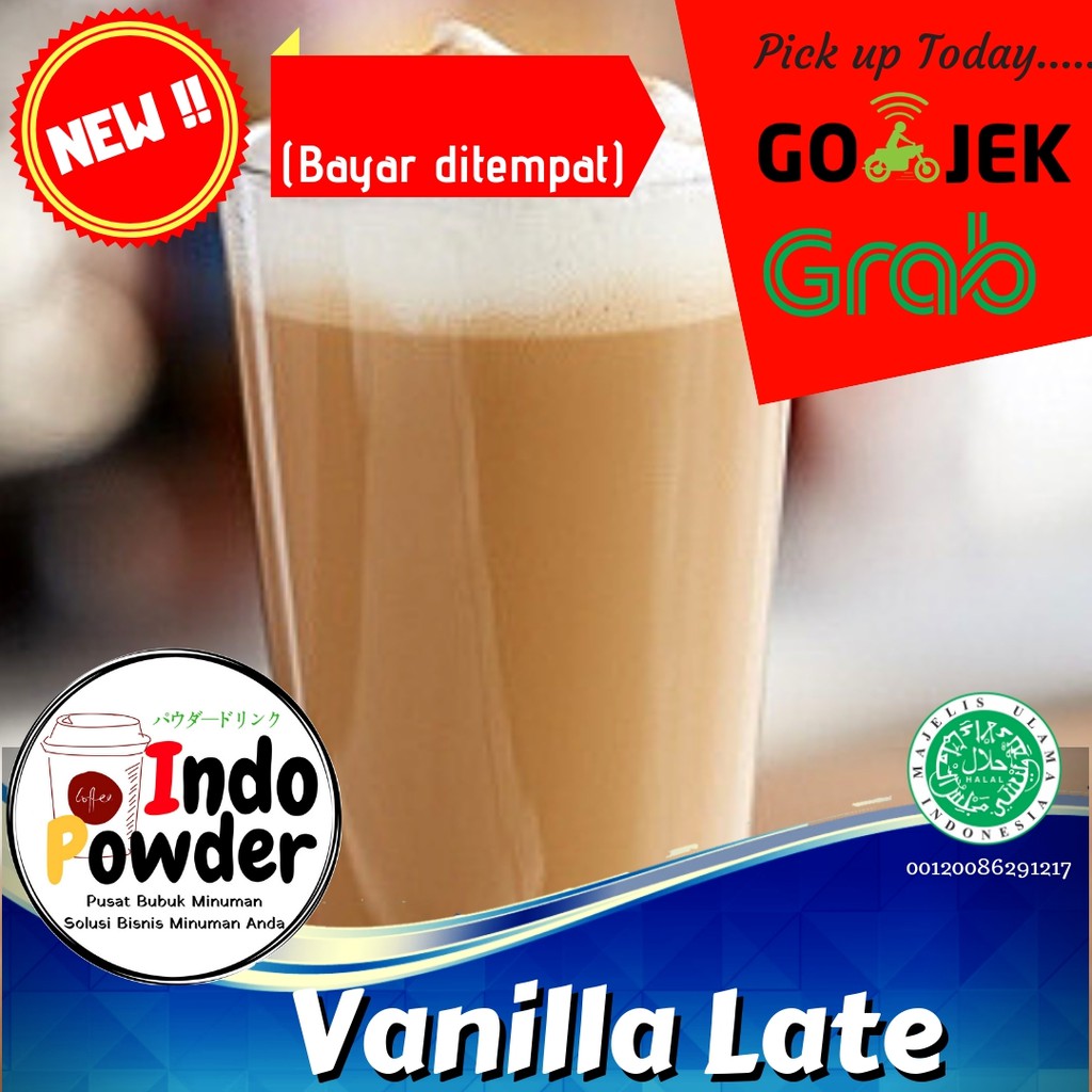 Vanilla Latte Powder 1Kg / Powder Vanilla Latte 1Kg / Bubuk Vanilla Latte 1Kg/ Bubuk Minuman Vanilla