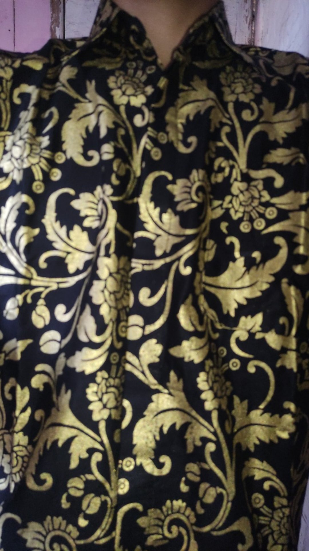 Kemeja Batik Pria/hem Batik Pria/baju Batik Modern Pria Ii Motif Bakung Lp