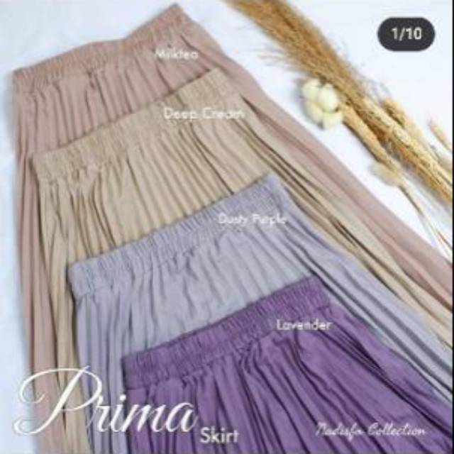 PRIMA SKIRT ROK PLISKET KARET