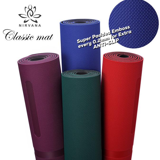 NIRVANA YOGA MAT CLASSIC MAT - BLUE