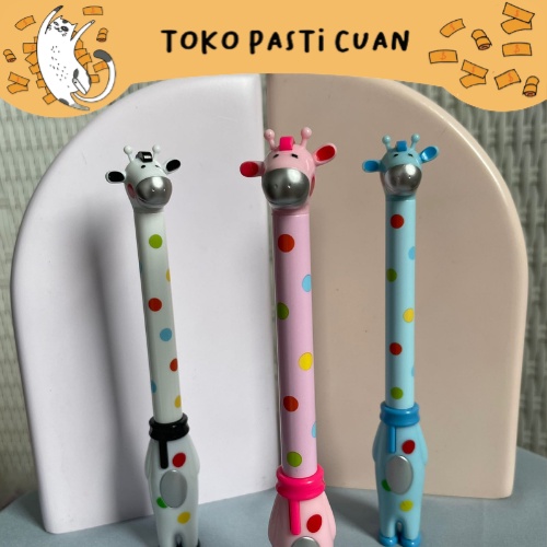 

PULPEN PENA GEL KARAKTER JERAPAH LEHER PANJANG TINTA HITAM BISA COD KEPERLUAN ANAK SEKOLAH PULPEN LUCU IMUT PEN FANCU UNIK ELEGAN TERMURAH