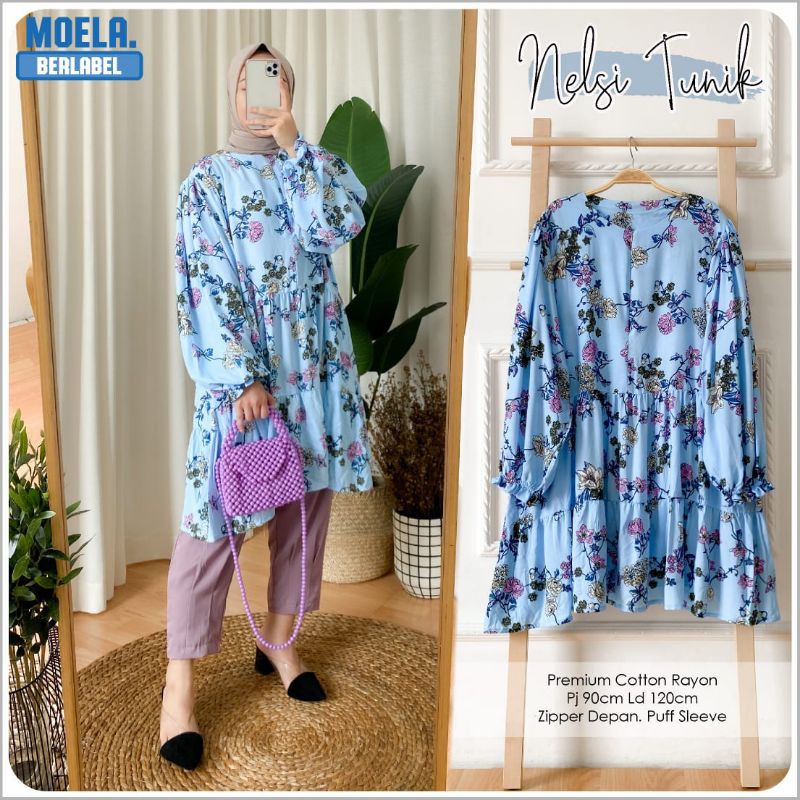 NELSI TUNIK BUSUI BIG SIZE BY MOELA SERBA 110RB