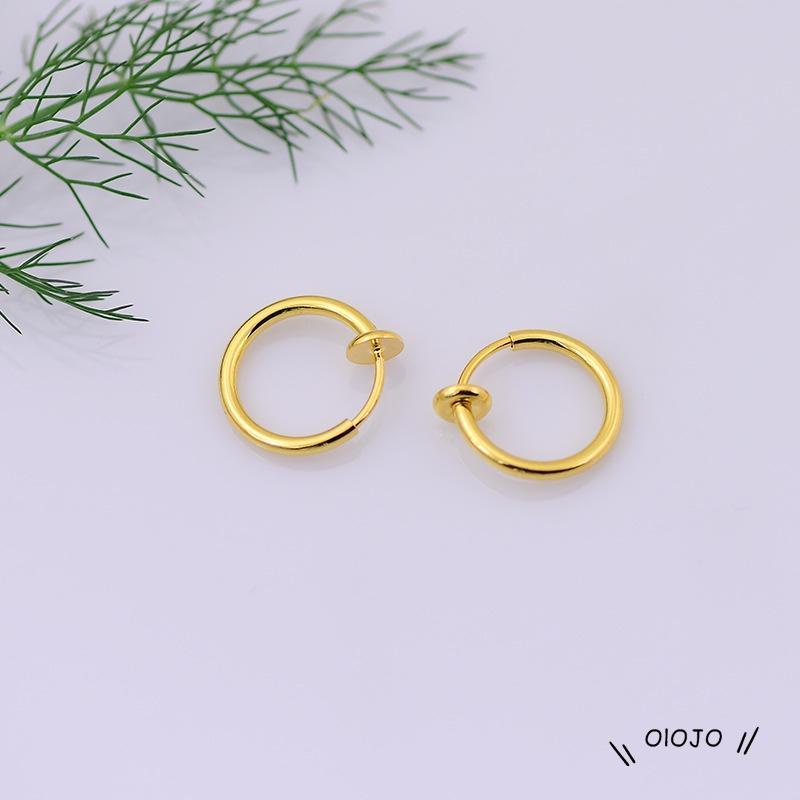 1PCS Cincin Hidung Klip Telinga Korea  Anting Kecil Lingkaran Klip Telinga Aksesoris Fashion  Import  Korea Murah