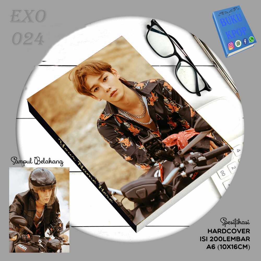 

BUKU TULIS/NOTEBOOK KPOP EXO TEMPO CHEN