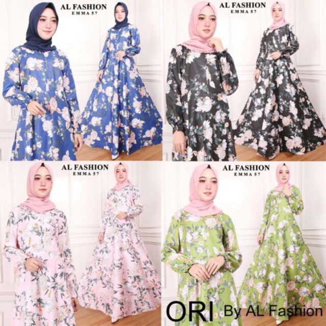 AB Agen Baju Official Shop maxi emma gamis busana muslim AB Agen Baju Official Shop maxi emma gamis busana muslim