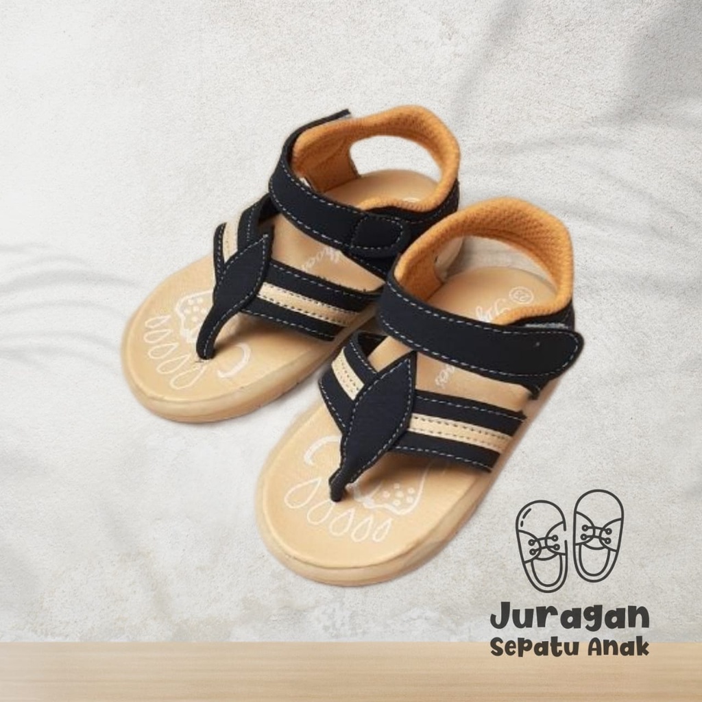 Sandal anak laki-laki casual 1 s/d 3 tahun balita termurah size 22-25 Sandal Lucu