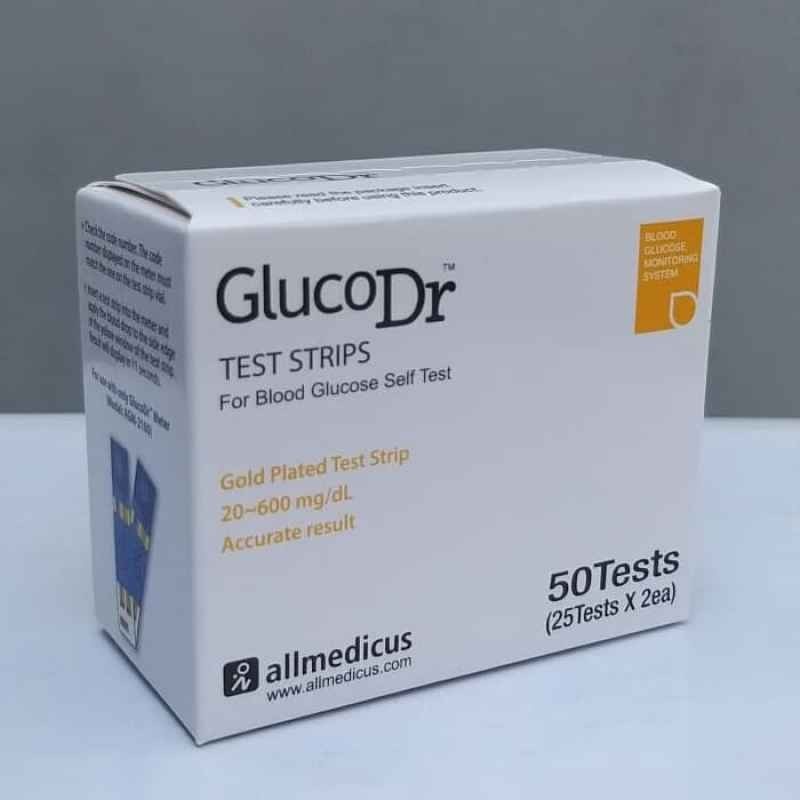 Strip Gluco DR Biosensor / Strip Gula Darah Gluco Dr Bio