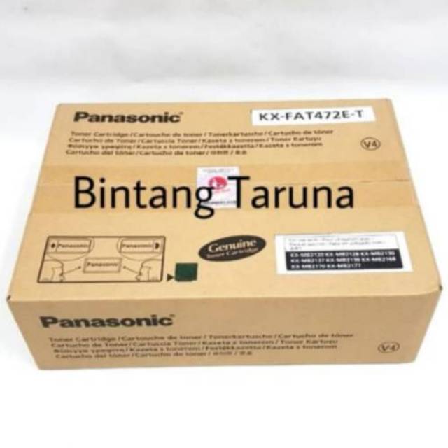 Toner Panasonic KX-FAT472E-T Toner Mesin Fax Panasonic KX-FAT472ET Original Product 100%