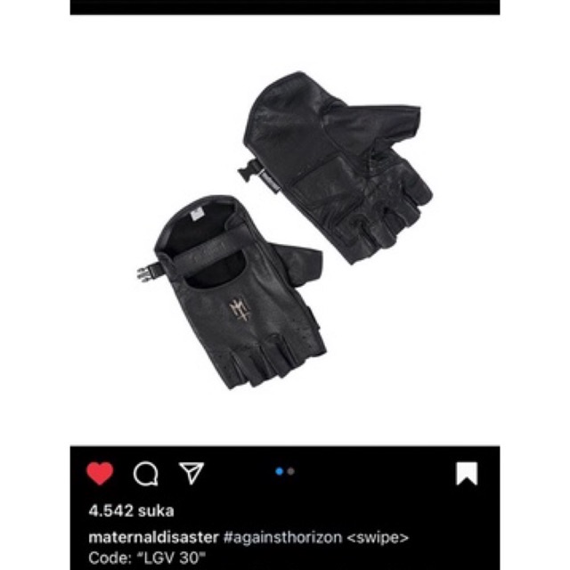 Leather Gloves Maternal disaster “LGV30” BNIP