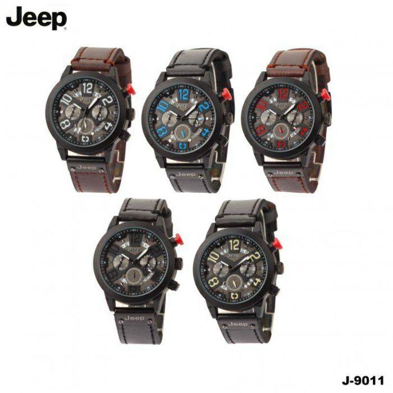 JAM TANGAN PRIA JEEP 9011 CRONO AKTIF TERKINI