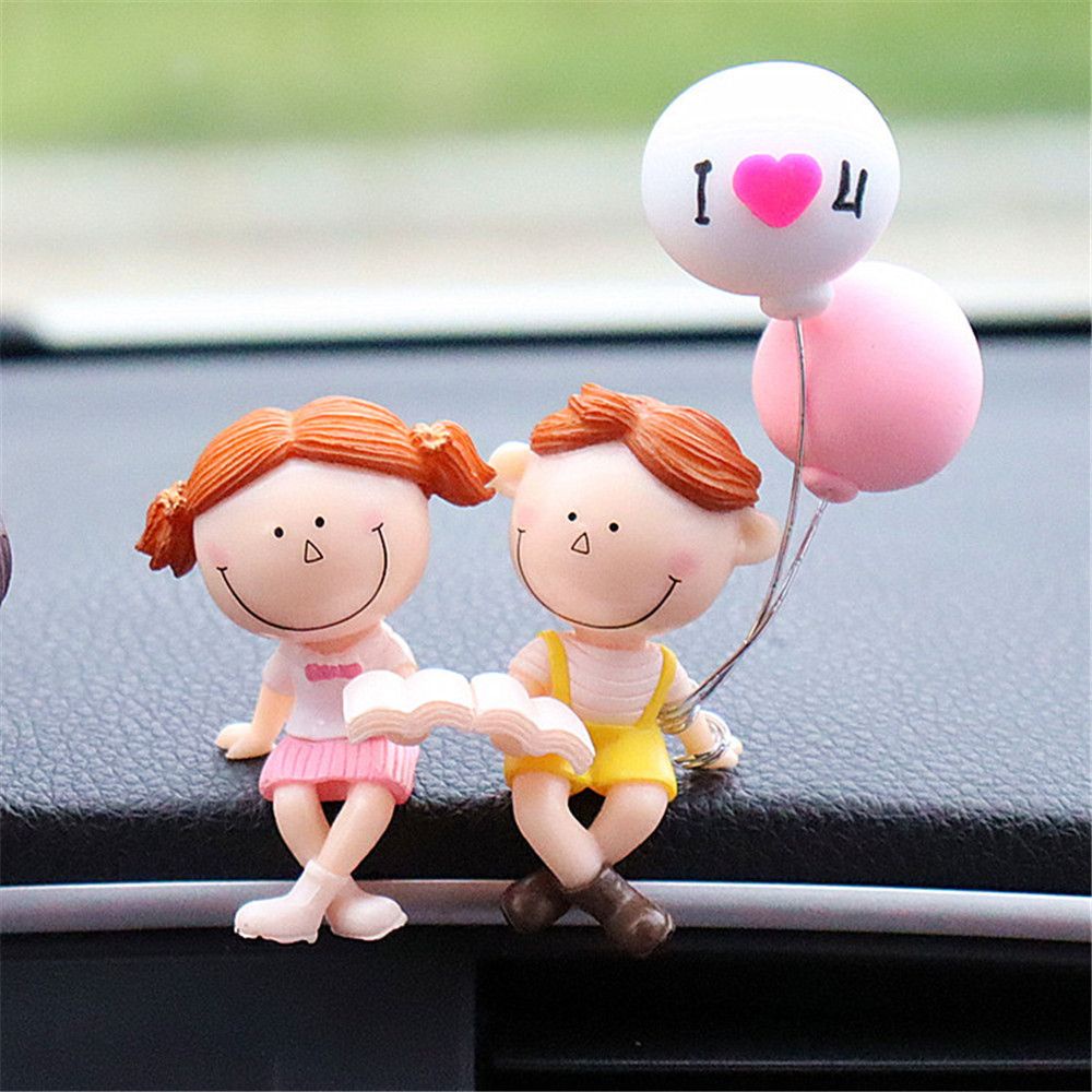 Suyou Miniatur Boneka Anak Laki-Laki / Perempuan Untuk Dekorasi Interior Mobil