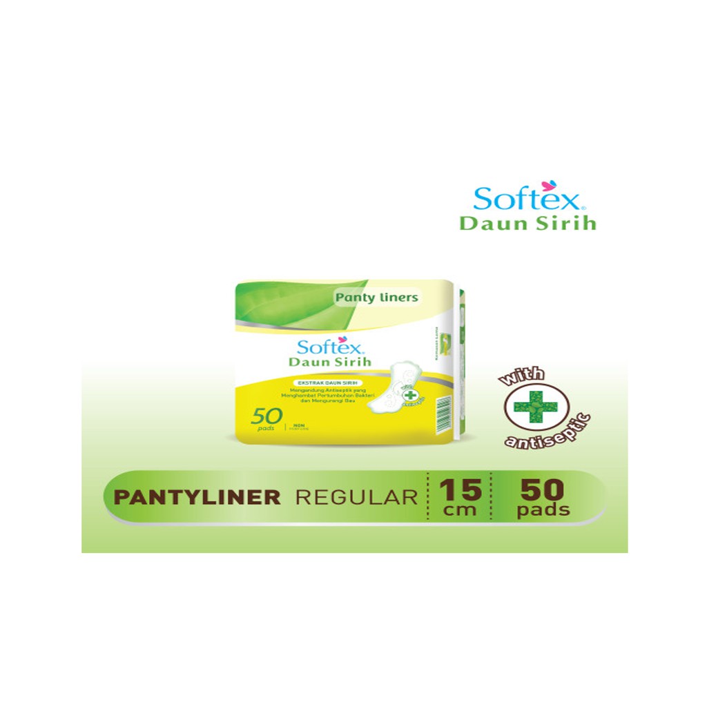 Softex Pantyliner Daun Sirih 50 s