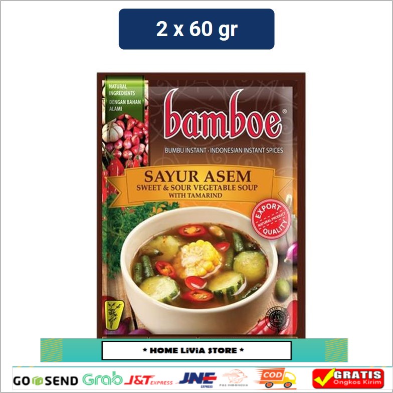 

Bamboe Bumbu Sayur Asem 2 x 60 gr