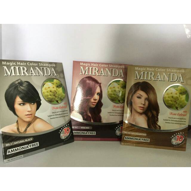 Shampo semir murah MIRANDA sashet 30ml