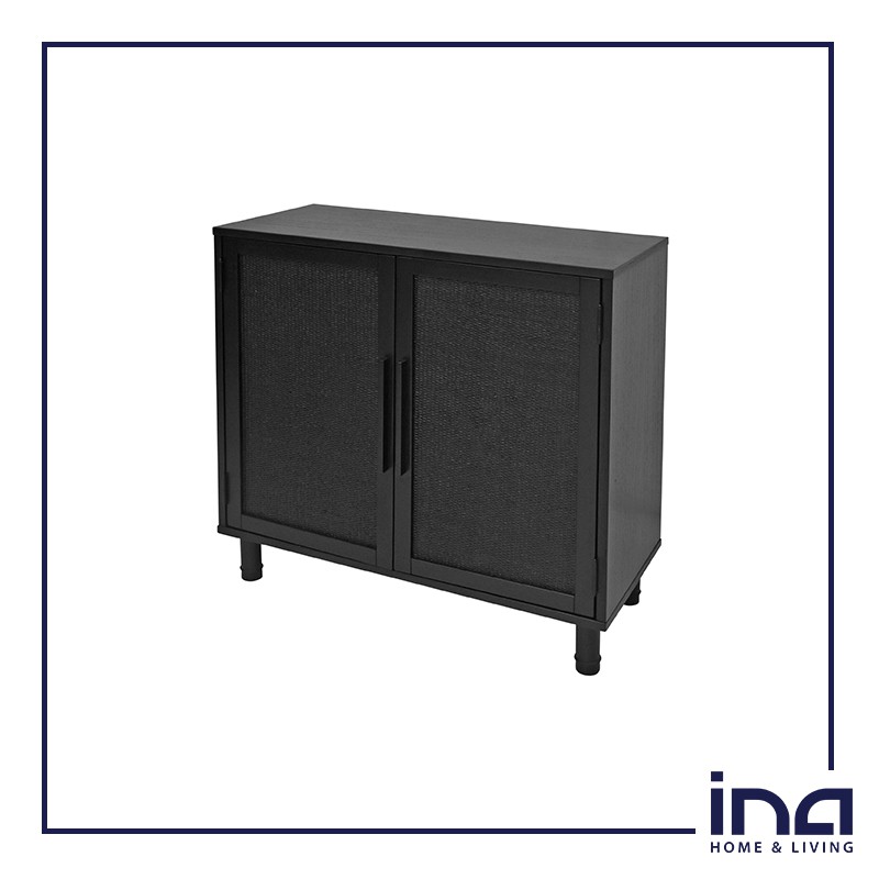 INAH&amp;L - Delancey 2 Door Cabinet Black