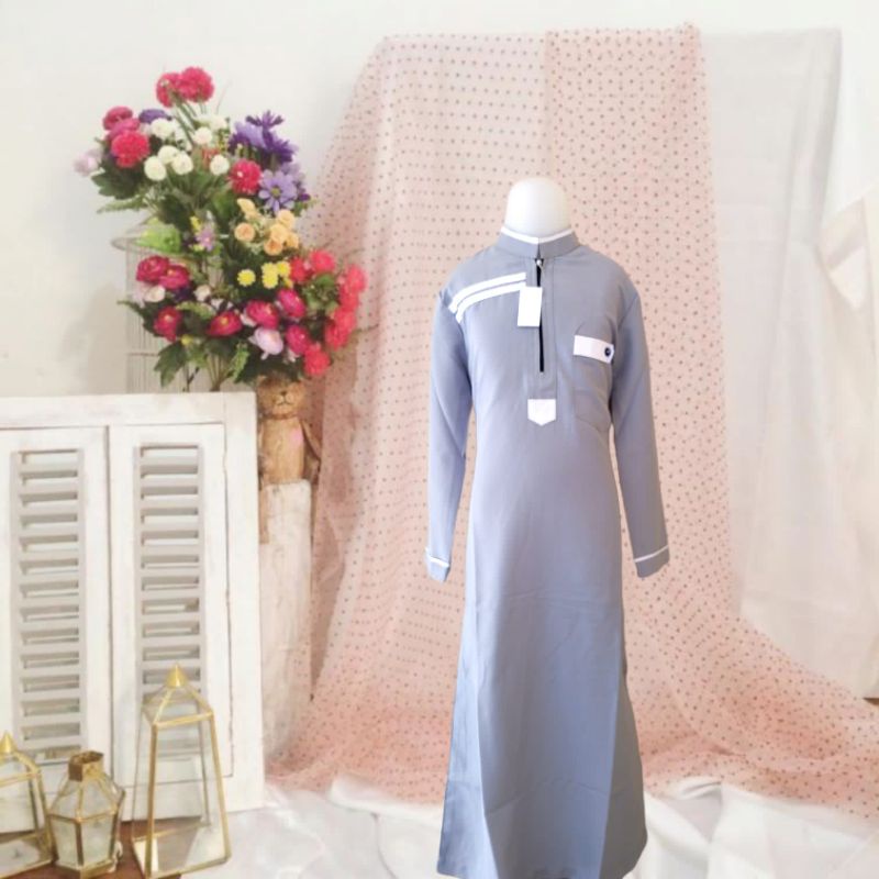 JUBAH ANAK AL-BADAR FREE PECI / GAMIS ANAK LAKI-LAKI 1-14 TAHUN (BEST SELLER)-7
