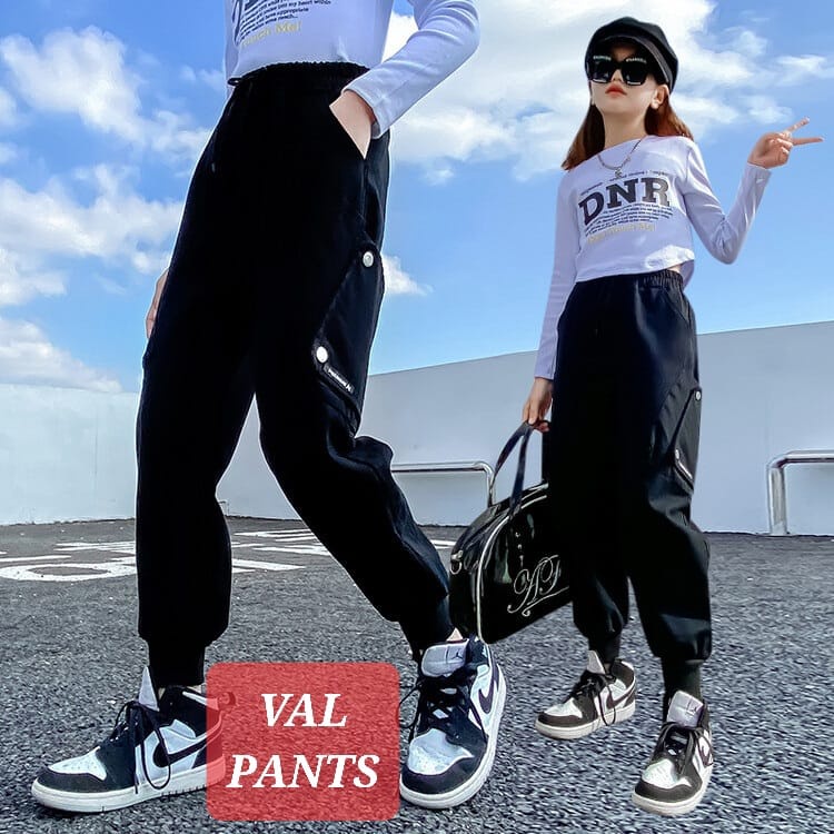 VAL PANTS CELANA PANJANG JOGER ANAK TANGGUNG FASHION KOREA IMPORT CASUAL HIP HOP SPORT KASUAL